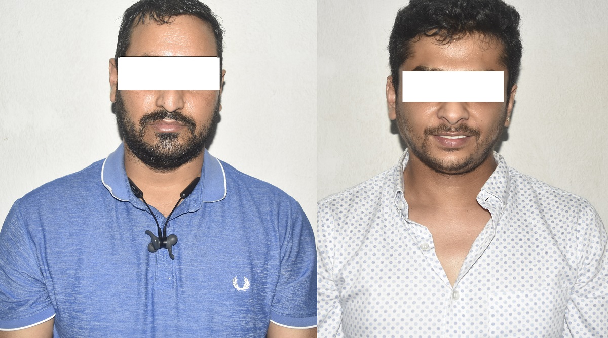 पक्राउ परेका अग्रवाल र उनको कम्पनीका म्यानेजर गोदर।